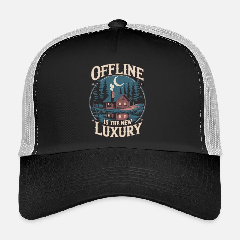 Offline is Luxury - Digital Detox Statement Trucker Cap