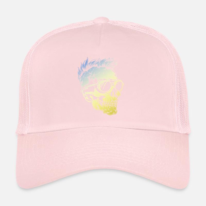 Crâne de punk Casquette trucker 