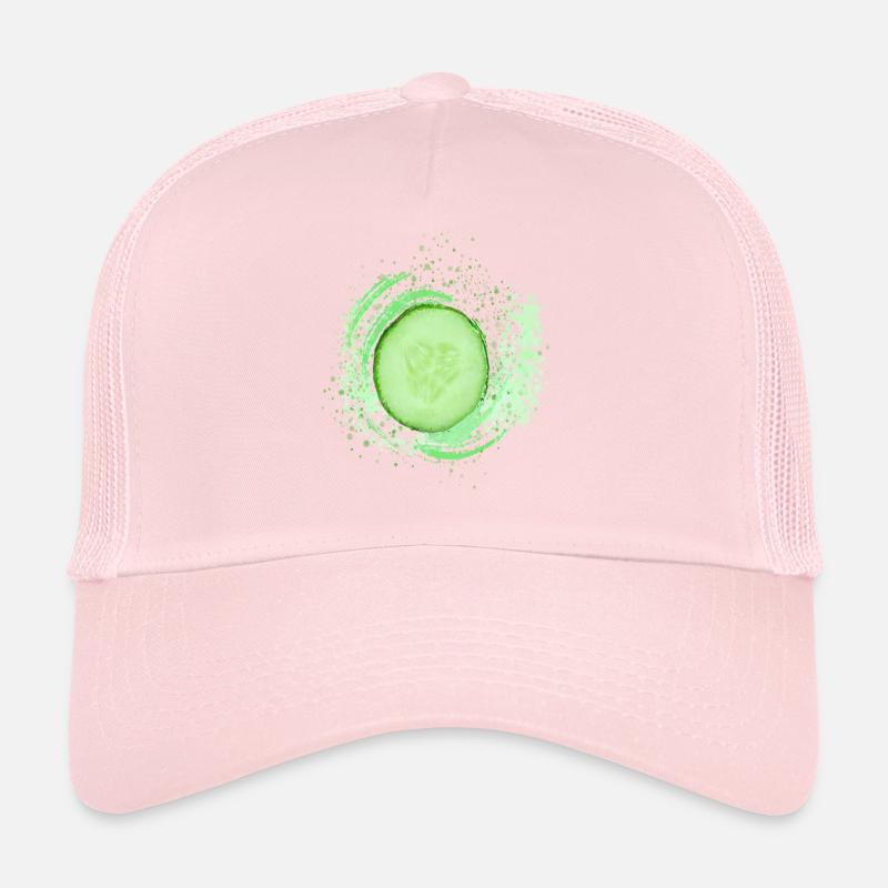 Éclaboussures de concombre – L’art moderne rencontre le design alimentaire Casquette trucker 