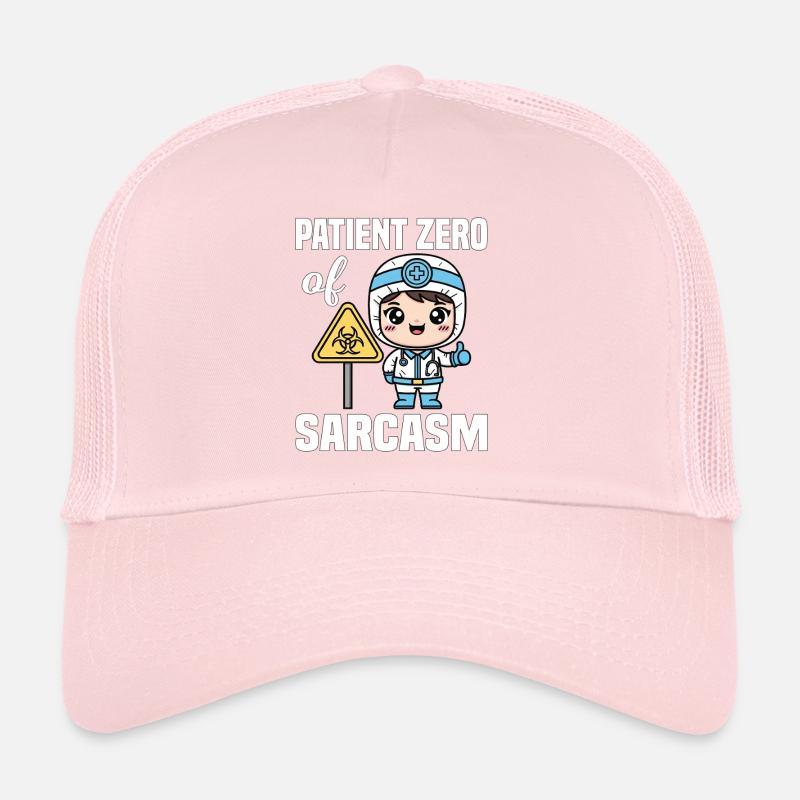 PATIENT ZÉRO DU SARCASME - CADEAU DE MÉDECIN Casquette trucker 