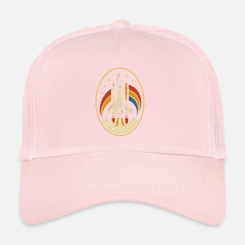 Navette spatiale rétro – lancement de fusée Vintage Casquette trucker 
