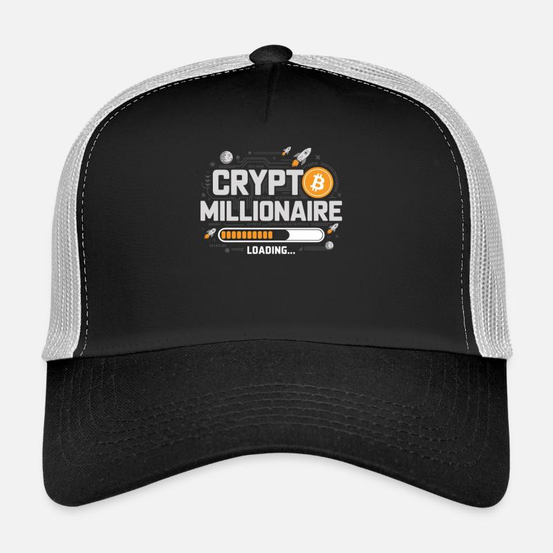 Crypto millionnaire charges Casquette trucker 