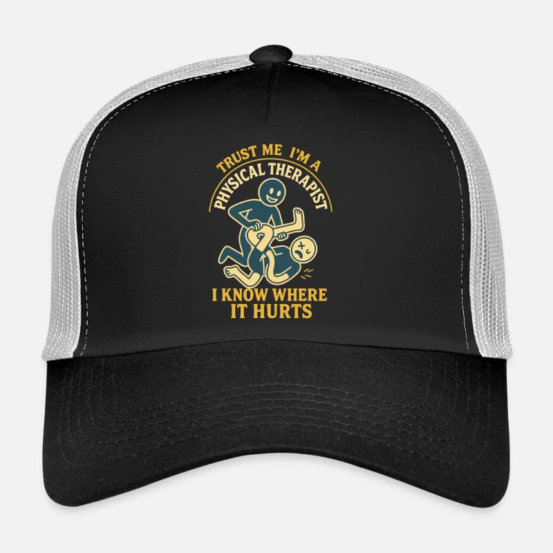 Physiotherapie Lustig Vertrauen Sie Mir Trucker Cap