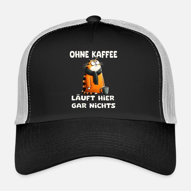 Drôle de chat avec dire du matin Casquette trucker 