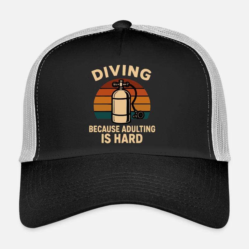 Diving Escape – When adulthood is annoying Trucker Cap