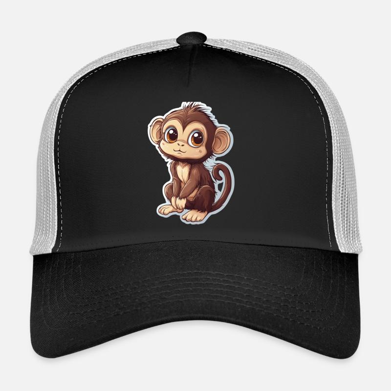 Affe Süsses Äffchen Geschenk für Affenfans Trucker Cap