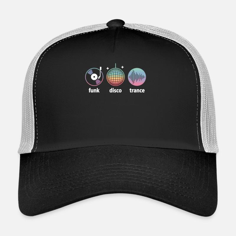 Funk Disco Trance – perfect for music lovers - Trucker Cap - black/stone grey