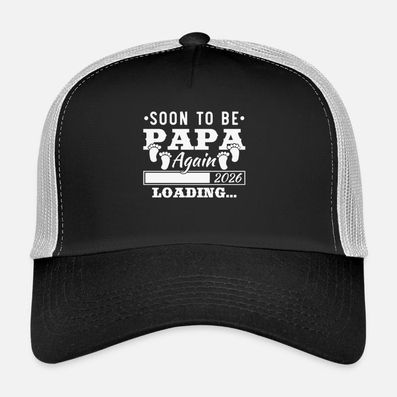 Pronto wird wieder Papa 2026 Loading - Trucker Cap - Schwarz/Steingrau