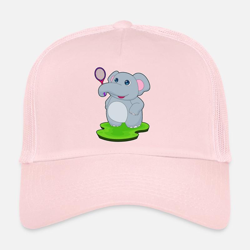 Raquette de tennis éléphant Casquette trucker 