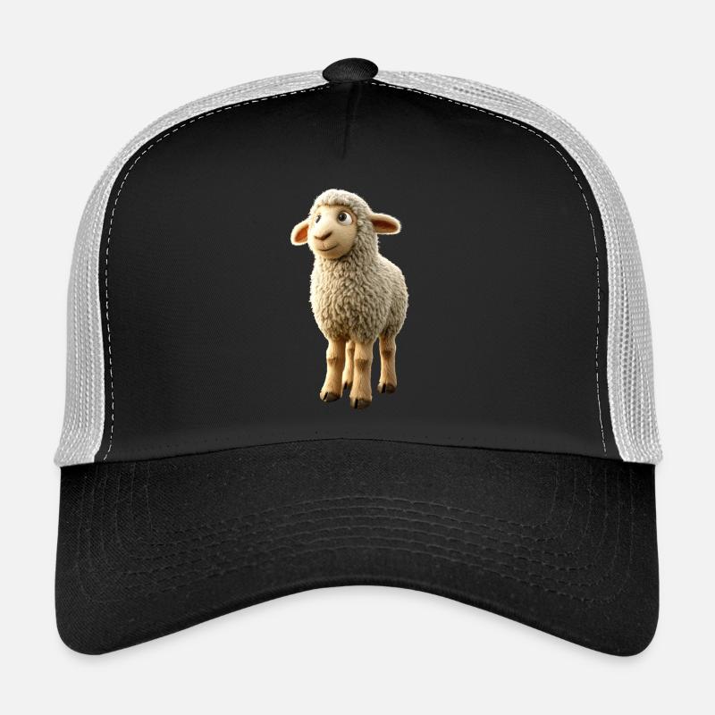 Sheep Lamb Sheep Domestic Sheep Shepherd Sweet Sheep Trucker Cap