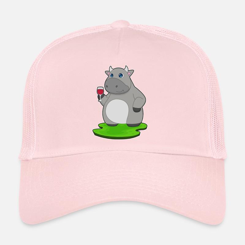 Vin rouge de vache Casquette trucker 