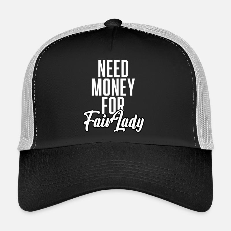 Need Money For FairLady - Trucker Cap - black/stone grey
