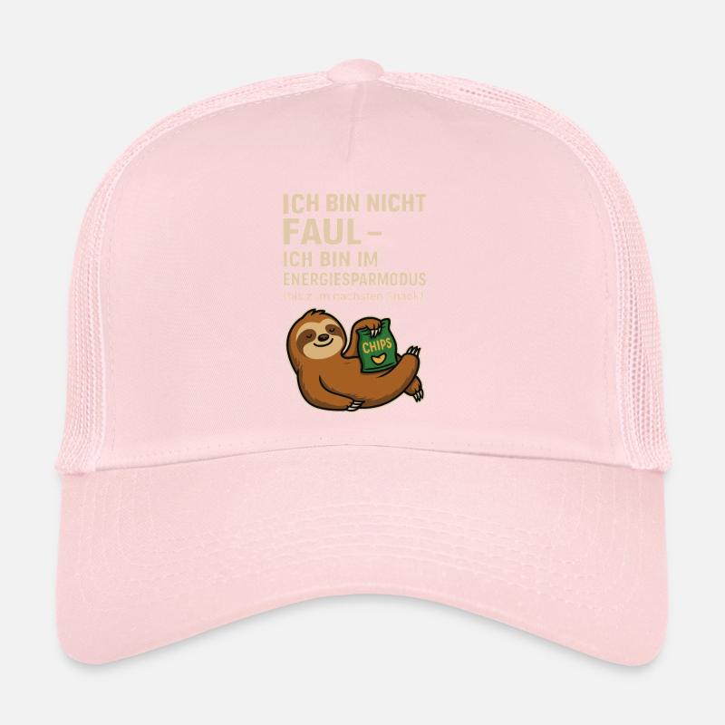 Mode d’économie d’énergie Sloth Snack Shirt Casquette trucker 