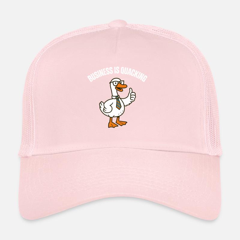 Quacking Business Duck Trucker Cap