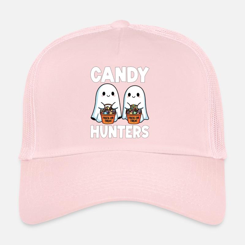 CANDY HUNTERS - GHOST HALLOWEEN  Trucker Cap