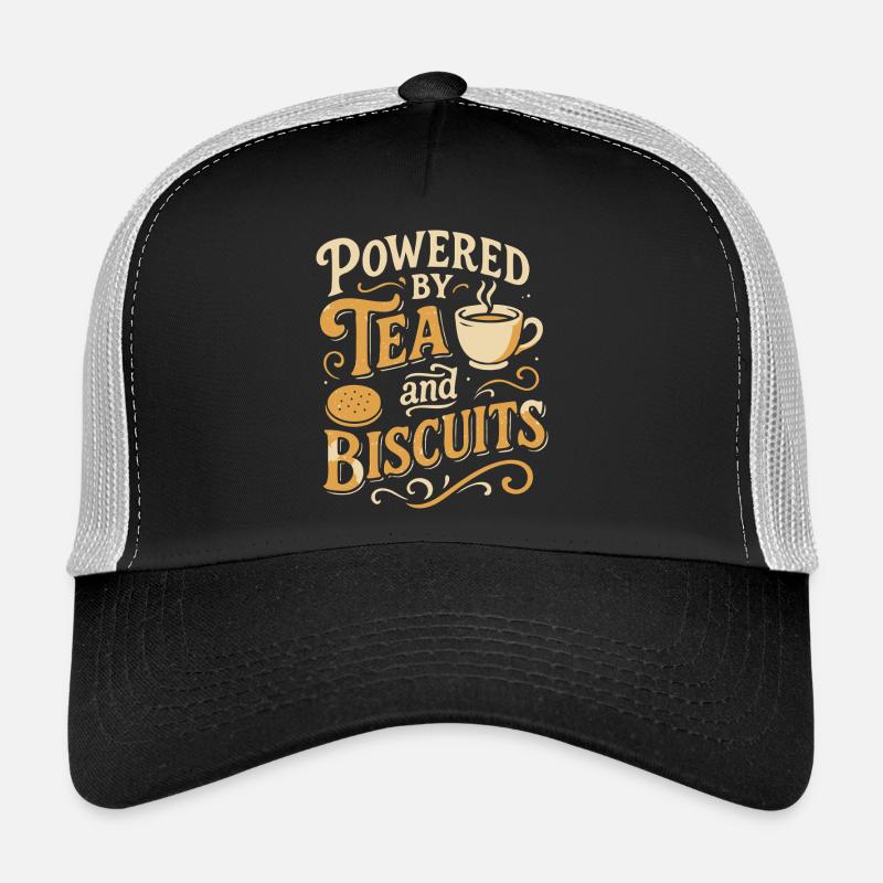 Expression réconfortante de thé et biscuits Casquette trucker 