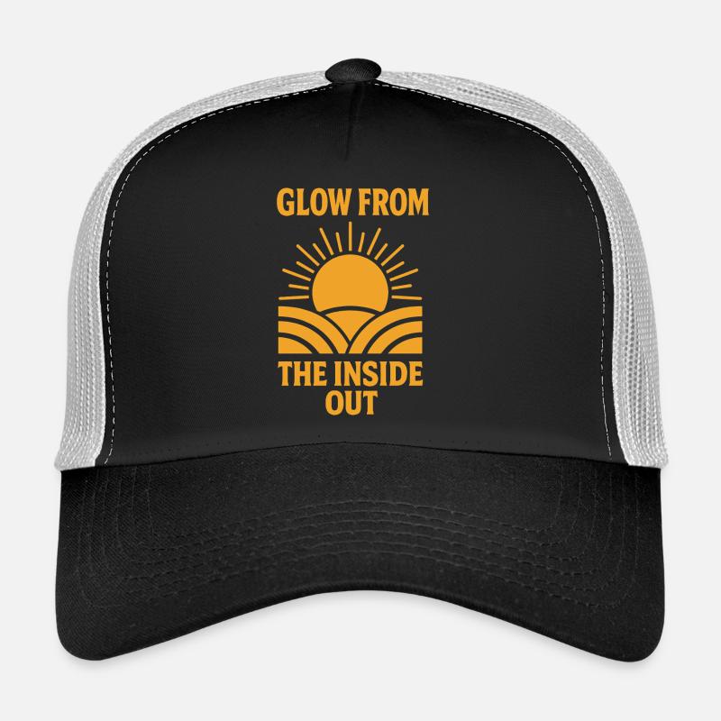Glow From The Inside Out Achtsamkeit Affirmation Trucker Cap