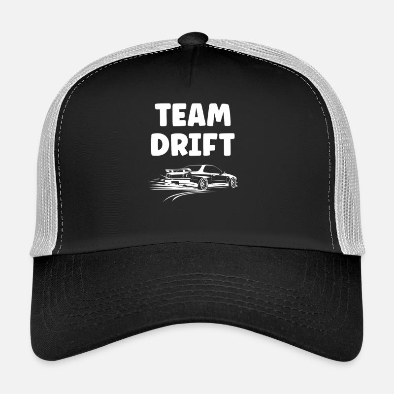 Einfarbiges Drift-Car-Design Trucker Cap