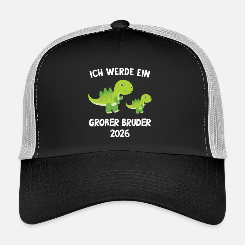 Ich Werde Großer Bruder 2026 Dino Trucker Cap