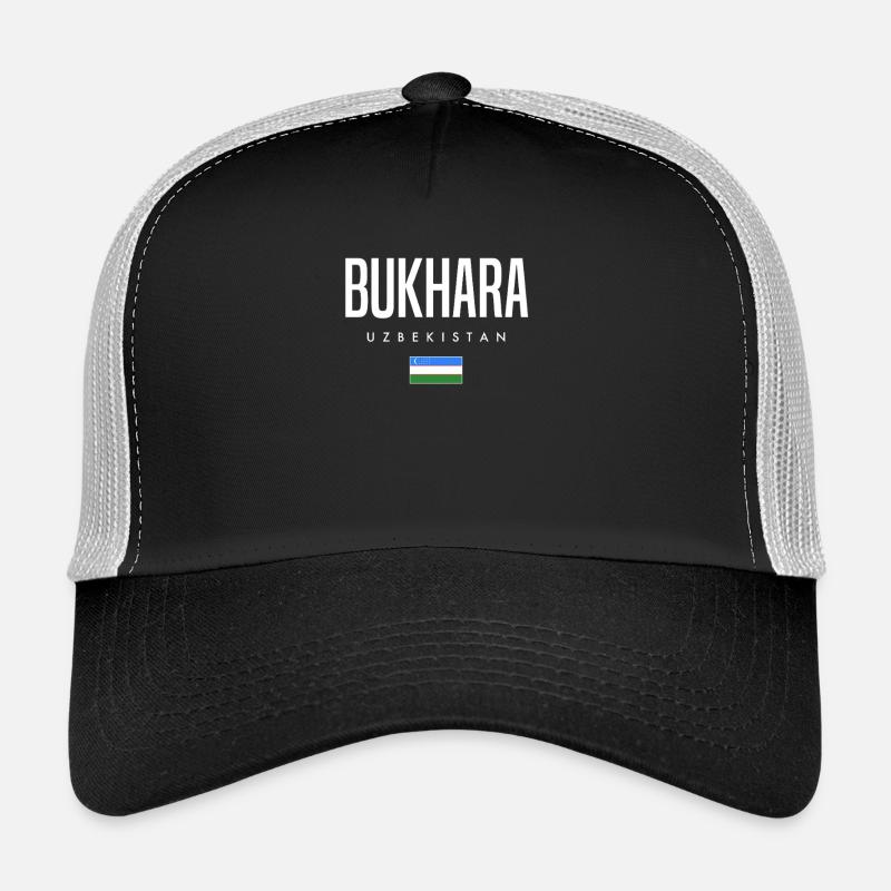 Bukhara Usbekistan - Trucker Cap - Schwarz/Steingrau