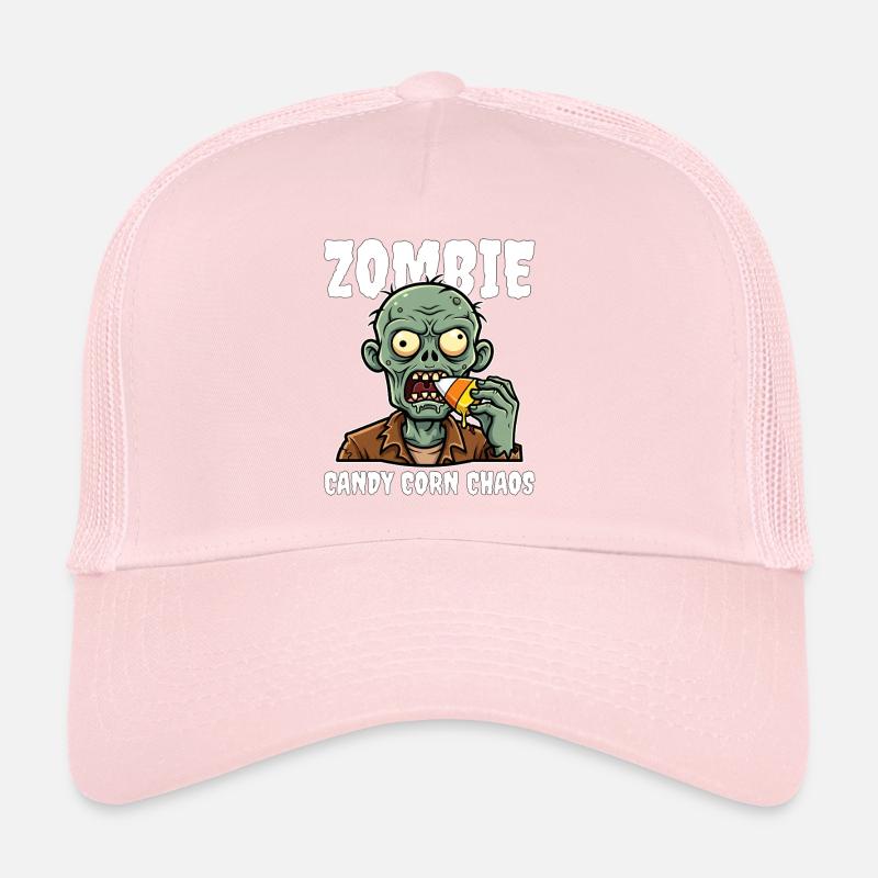 ZOMBIE CANDY CORN CHAOS - ZOMBIE HALLOWEEN Trucker Cap