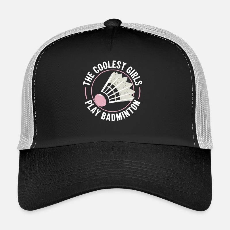 Badminton Mädchen Design Trucker Cap