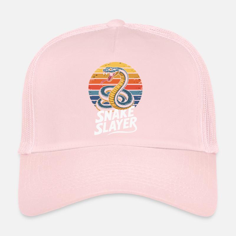 Chasseur de serpents – Retro Schlange Design Casquette trucker 