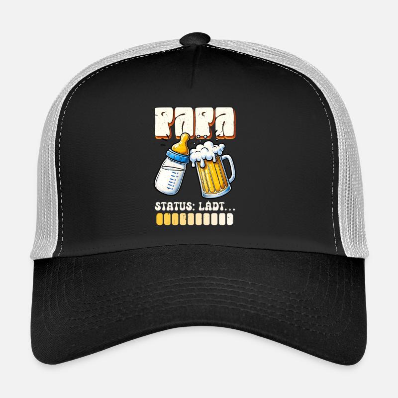 Expectant father DAD STATUS LOADING Funny Trucker Cap