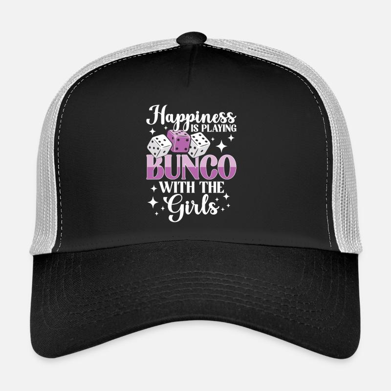 Bunco Gruppe Buncospieler Turnier Spieleabend Trucker Cap