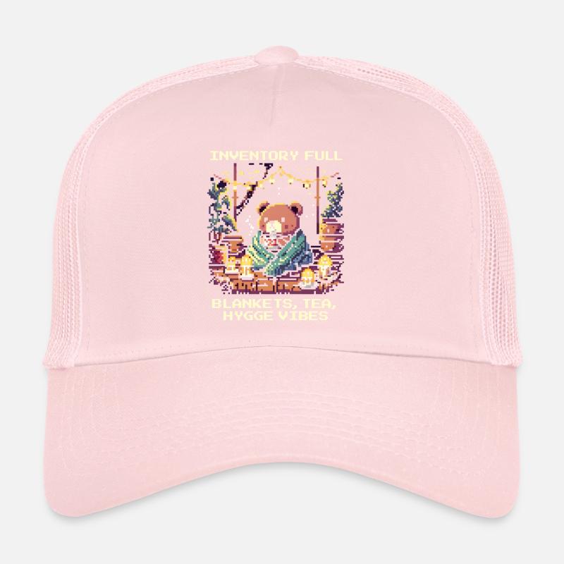 Inventaire complet : couvertures, thé, hygge Casquette trucker 