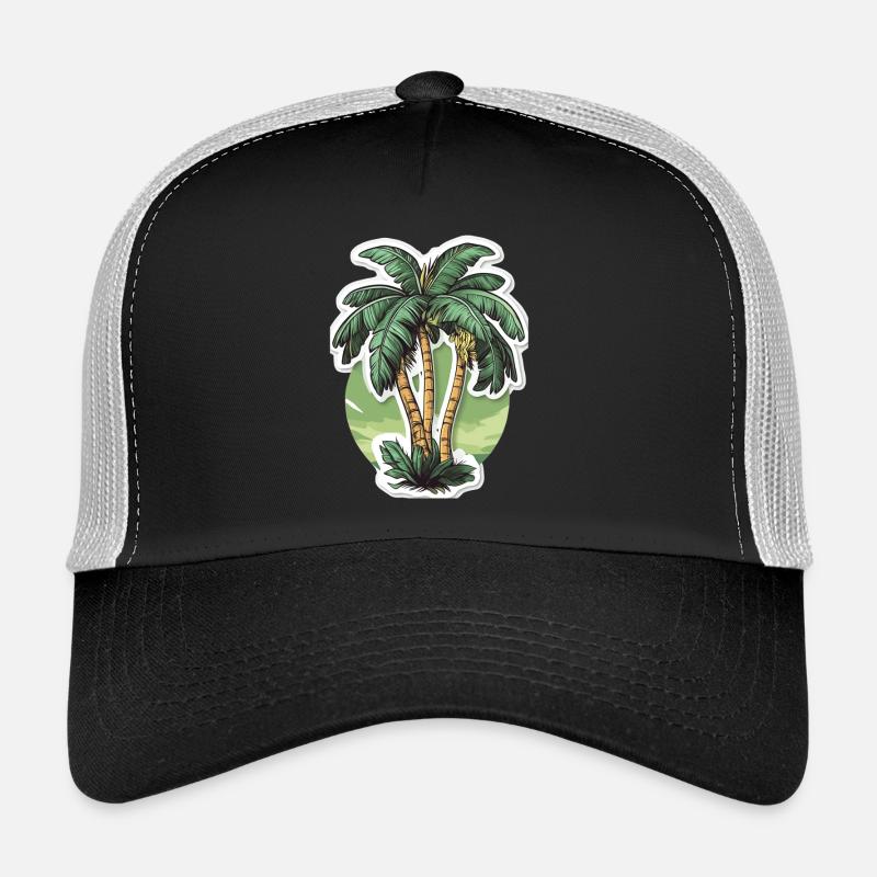 Palm tree Trucker Cap