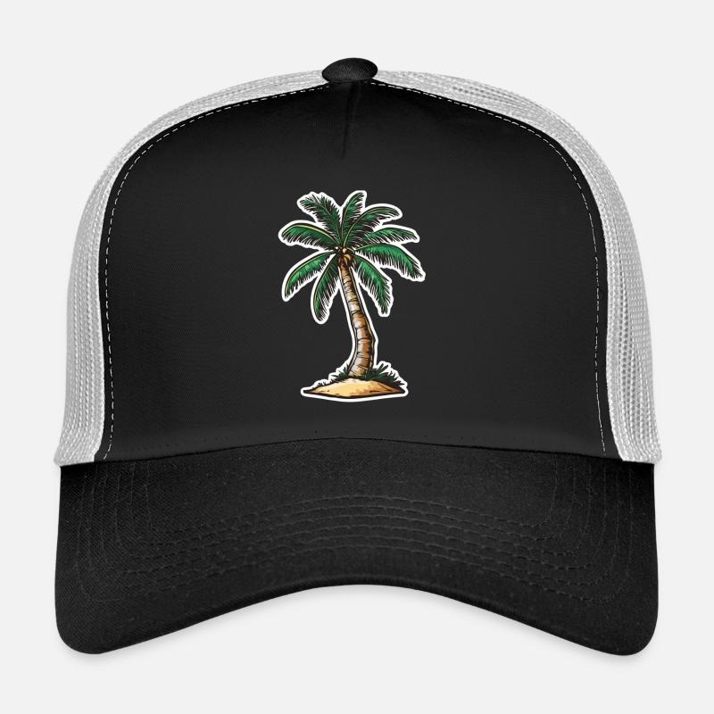 Palm tree Trucker Cap