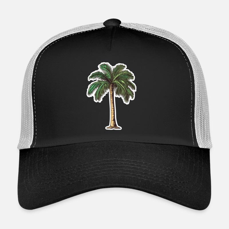 Palm tree Trucker Cap