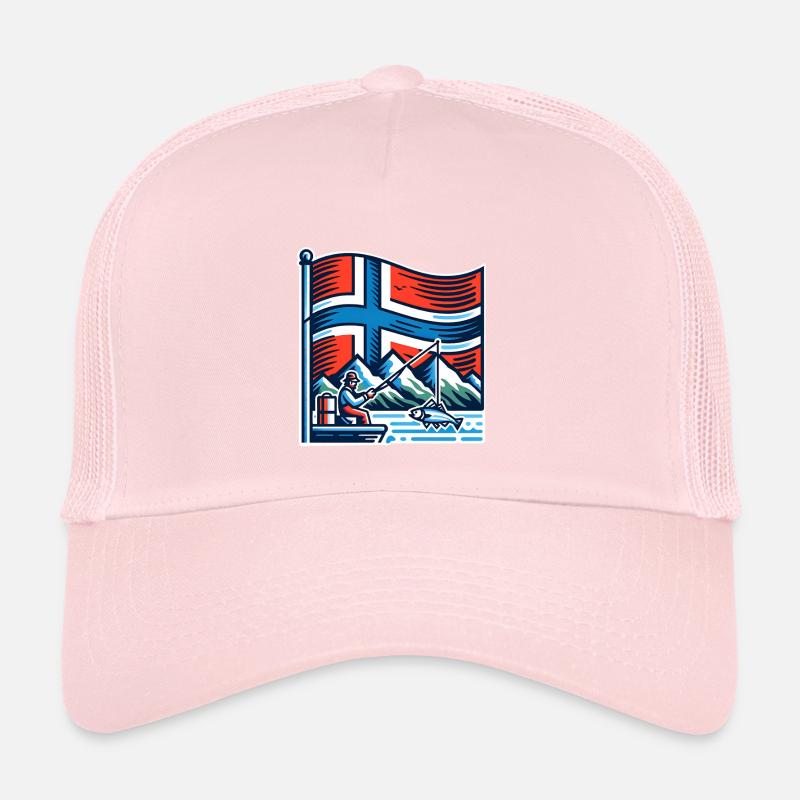 Bateau de pêche Norvège Casquette trucker 
