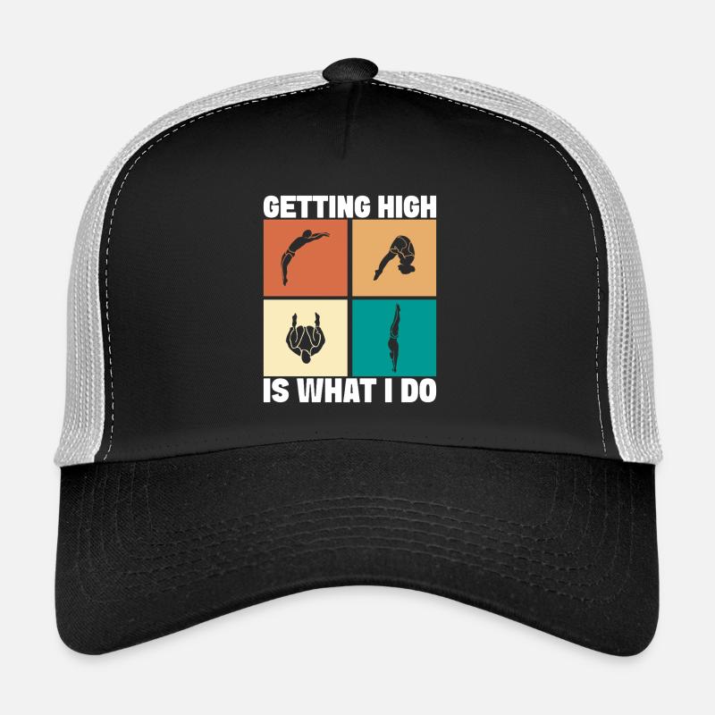 Diving diving board Trucker Cap