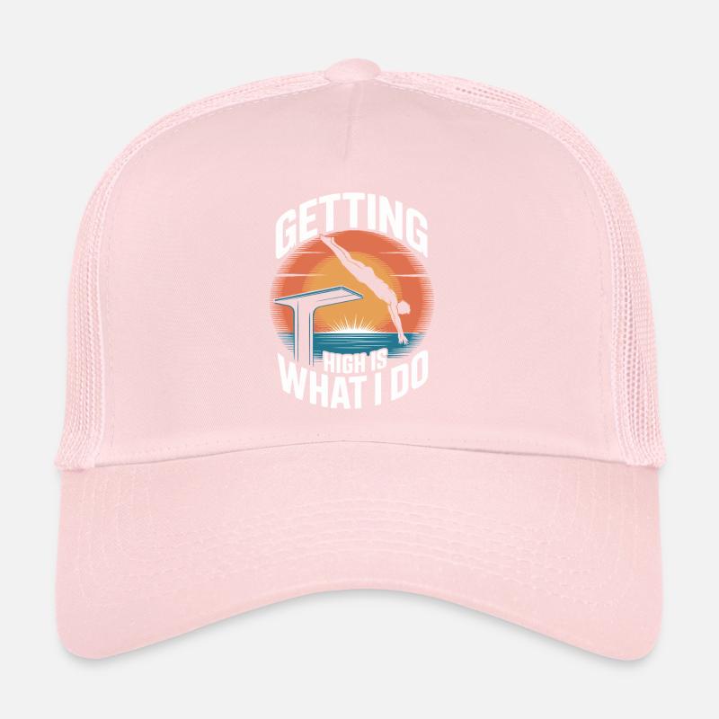 Diving diving board Trucker Cap