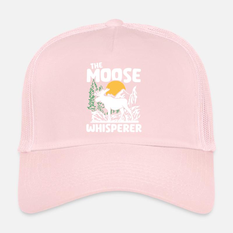Moose Nature Silhouette Design Trucker Cap