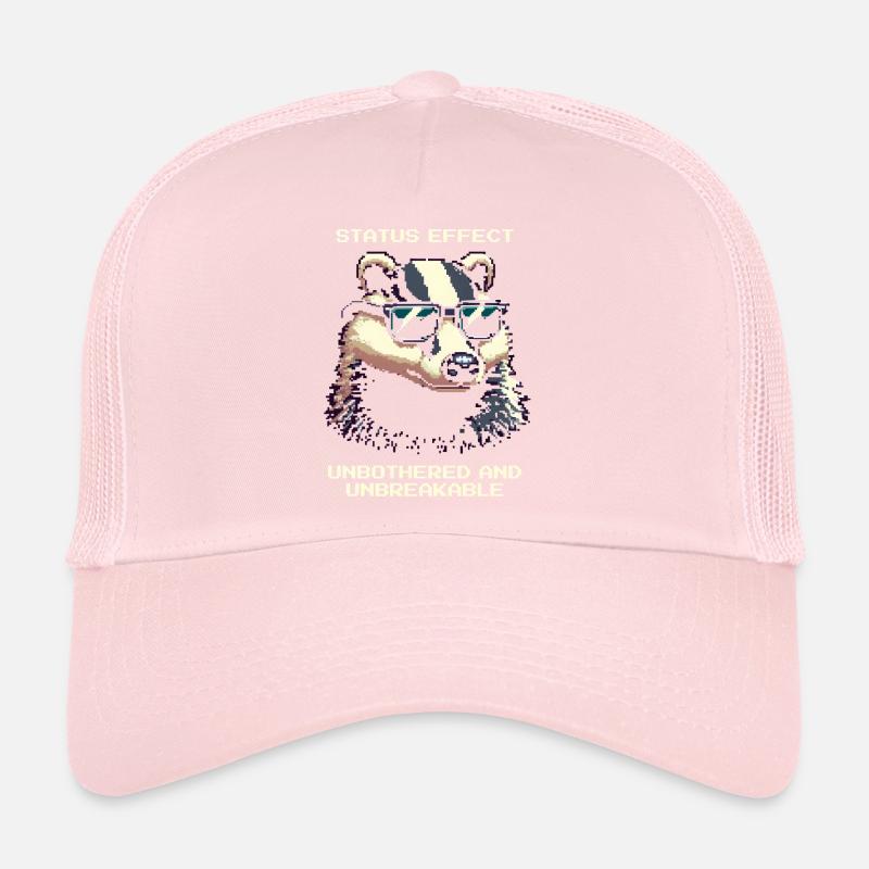 Status-Effekt: Unerschütterlich | Dachs Wald Trucker Cap