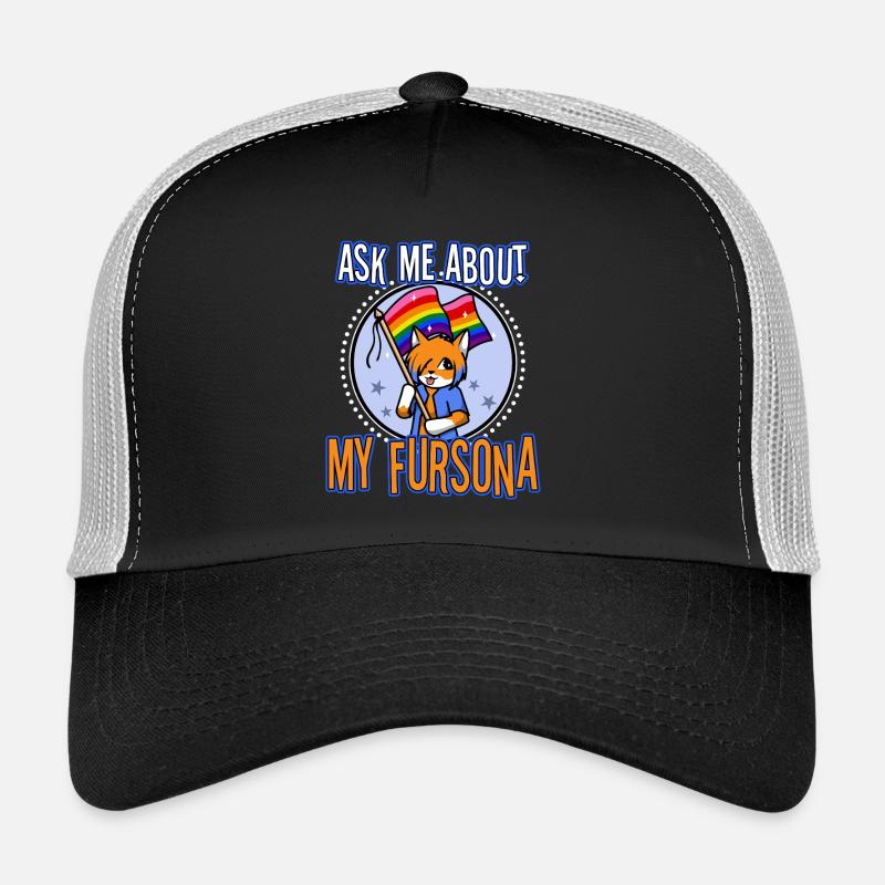 Ask me about my Fursona Trucker Cap