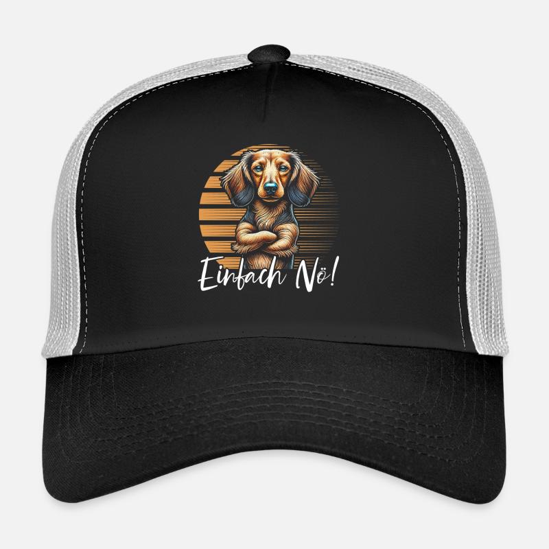 Just Nope Dachshund Dachshund Wire-haired Dachshund Trucker Cap