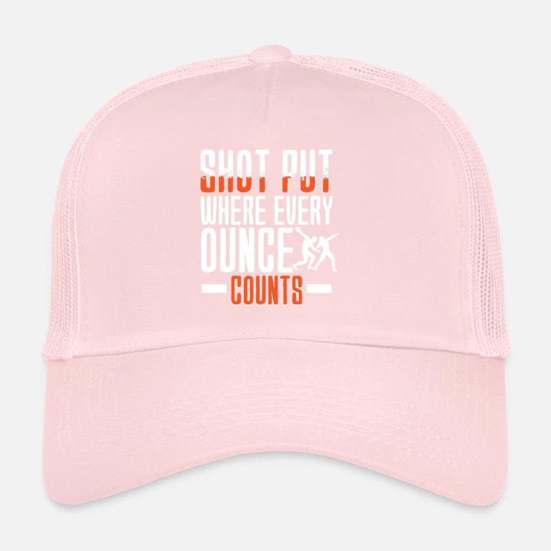 Lancer du poids Lancer du poids Lanceur de poids Casquette trucker 