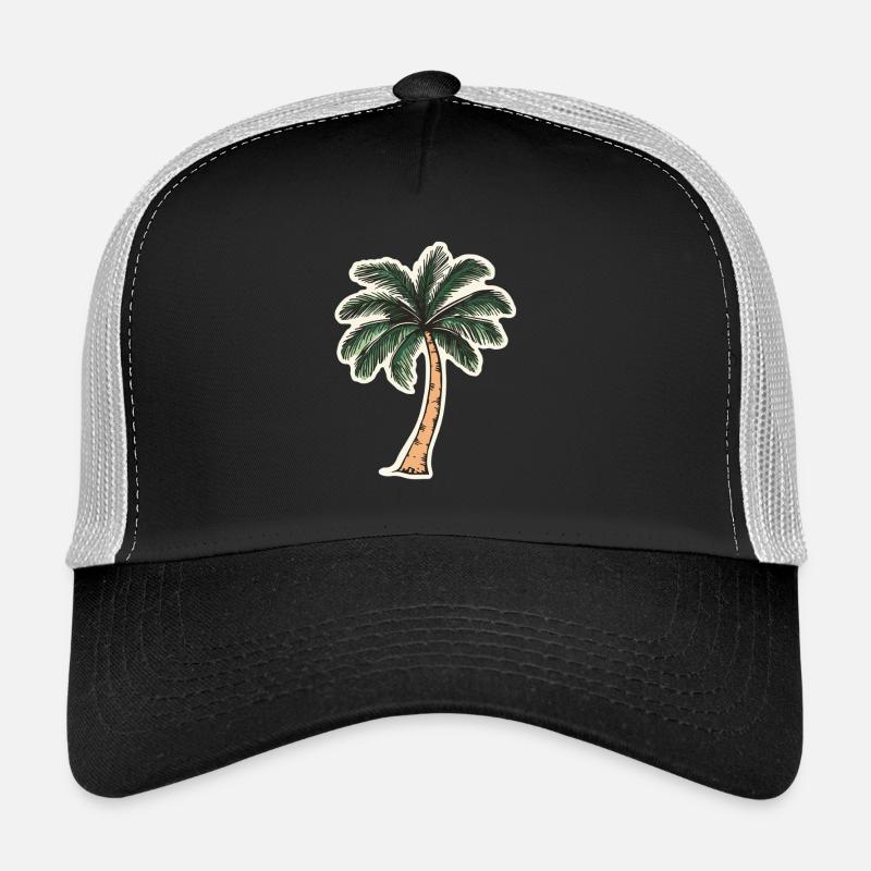Palm tree Trucker Cap