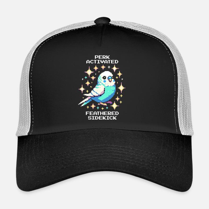 Perk active: Feathered Sidekick | Budgie Trucker Cap