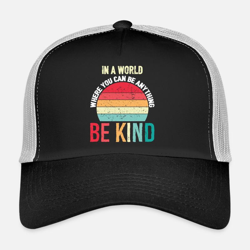 In-A-World-Where-You-Can-Be-Anything-support-AI - Trucker Cap - black/stone grey