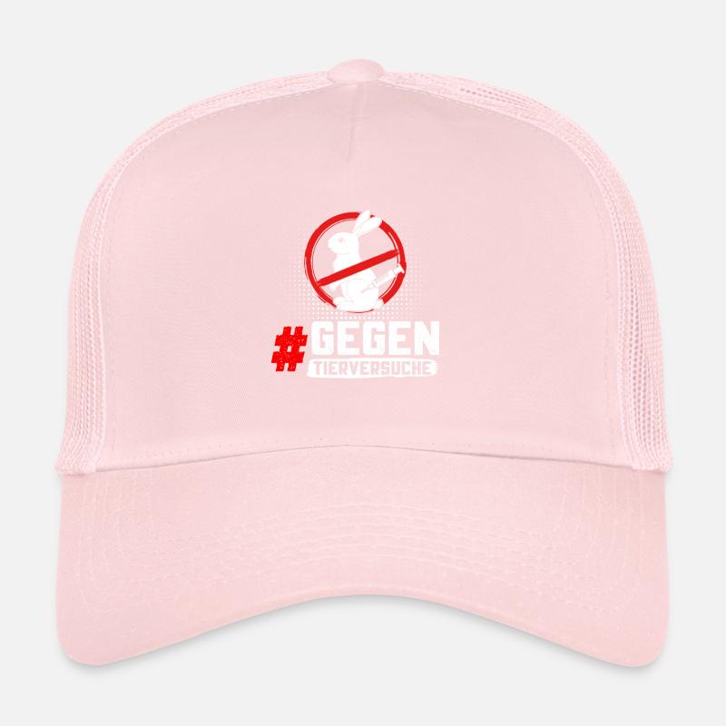 Animal protection STOP ANIMAL TESTING AGAINST TESTING Trucker Cap