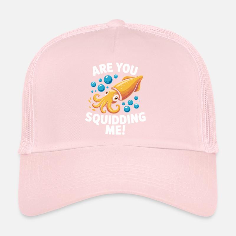 Playful sea design with octopus Trucker Cap