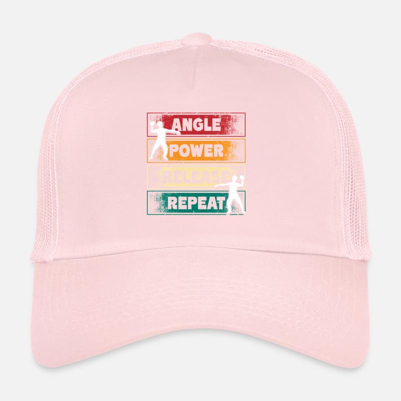 Shot Put Shot Put Angle Power Release Trucker Cap