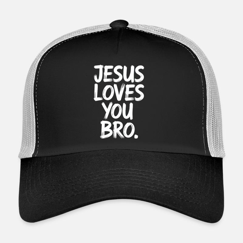 Jesus Liebt Dich Bruder Inspirierende Botschaft Trucker Cap
