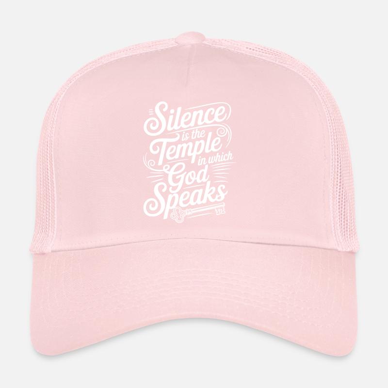 Silence – God Speaks Design Trucker Cap