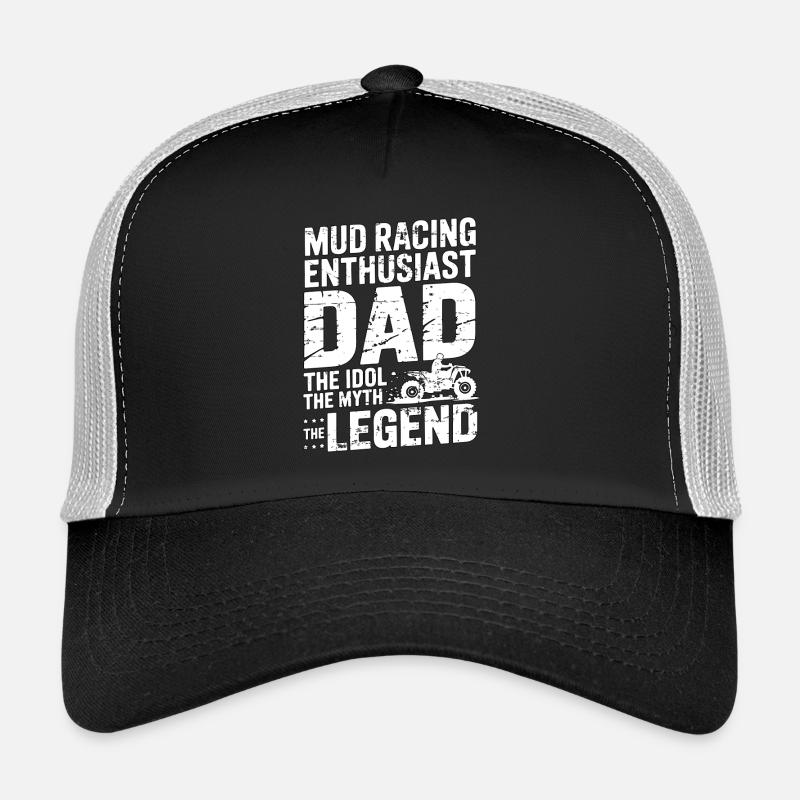 Mud Racing Enthusiast Dad The Idol Loves Mudding Trucker Cap